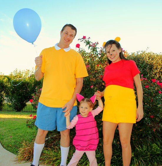 DIY Winnie The Pooh Costume
 Winnie the Pooh Easy DIY Family Costumes – Tip Junkie