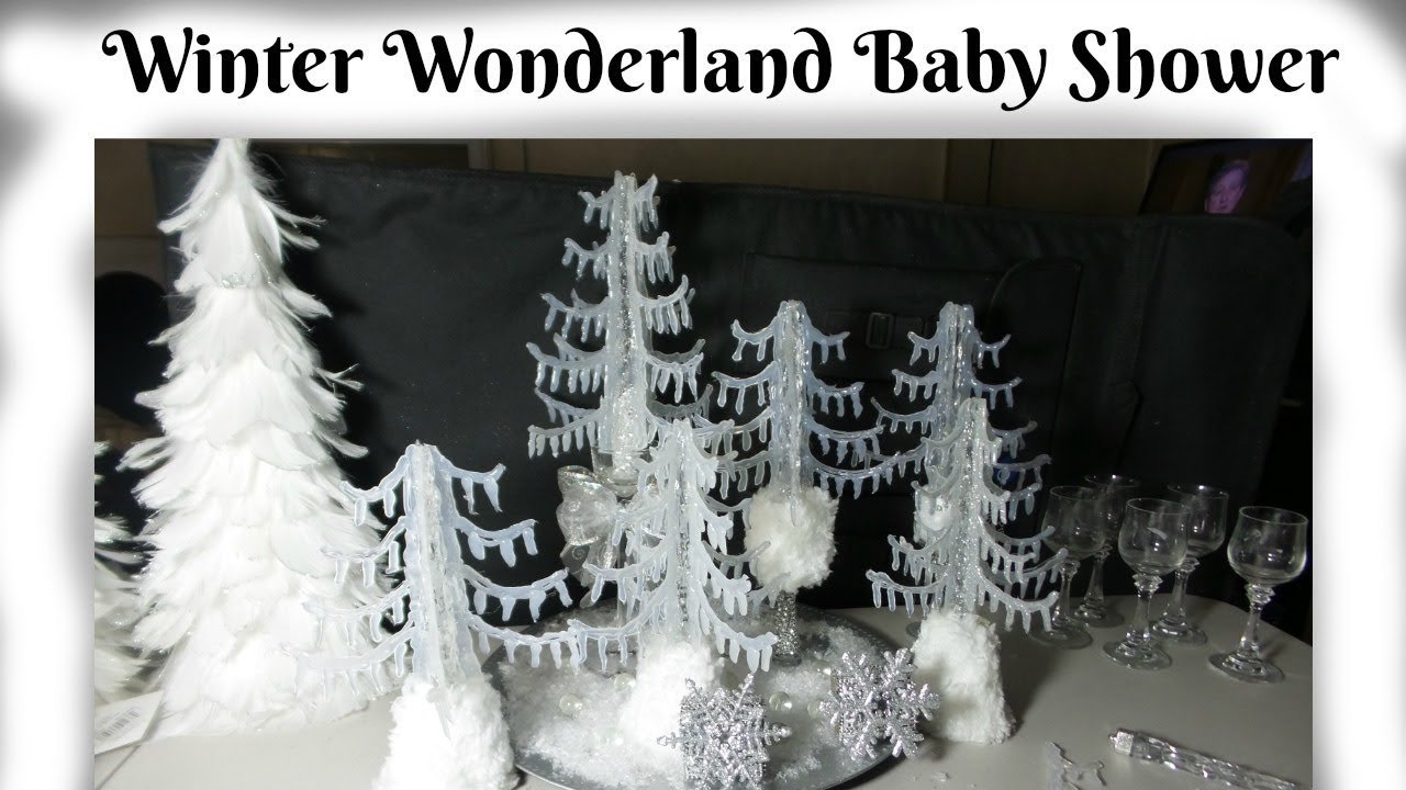 DIY Winter Wonderland Baby Shower Decorations
 DIY Dollar Tree CENTERPIECES WINTER WONDERLAND for baby