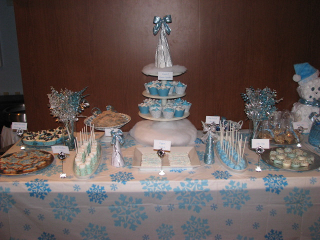 DIY Winter Wonderland Baby Shower Decorations
 S amore Cake Winter Wonderland Baby Shower