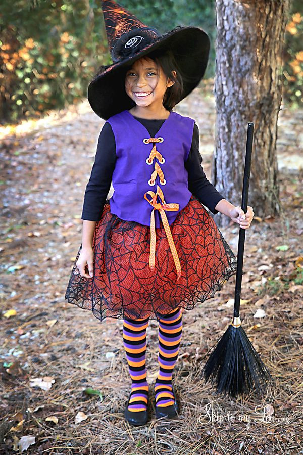 DIY Witch Costume
 No Sew Witch Costume Halloween Fun