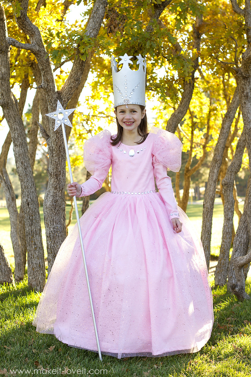 DIY Wizard Of Oz Costume
 Glinda the Good Witch from "Wizard of Oz"