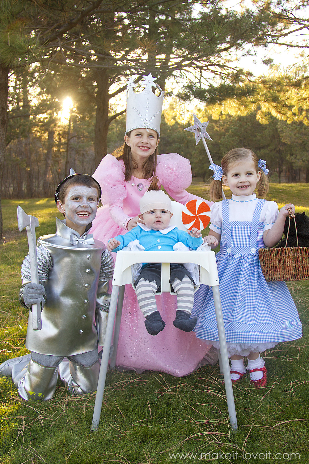 DIY Wizard Of Oz Costume
 Halloween Costumes 2014 The whole "Wizard of Oz" gang