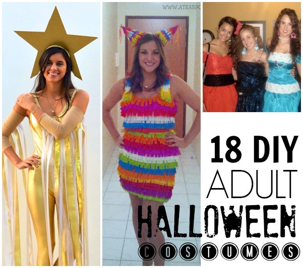 DIY Women Halloween Costumes
 19 Easy DIY adult costumes C R A F T