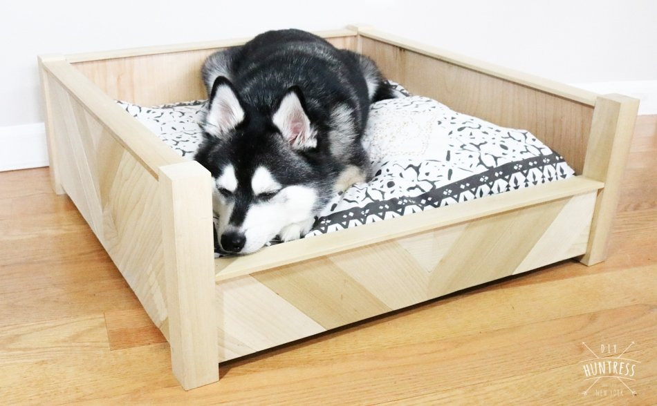 DIY Wood Dog Beds
 DIY Custom Wooden Dog Bed DIY Huntress