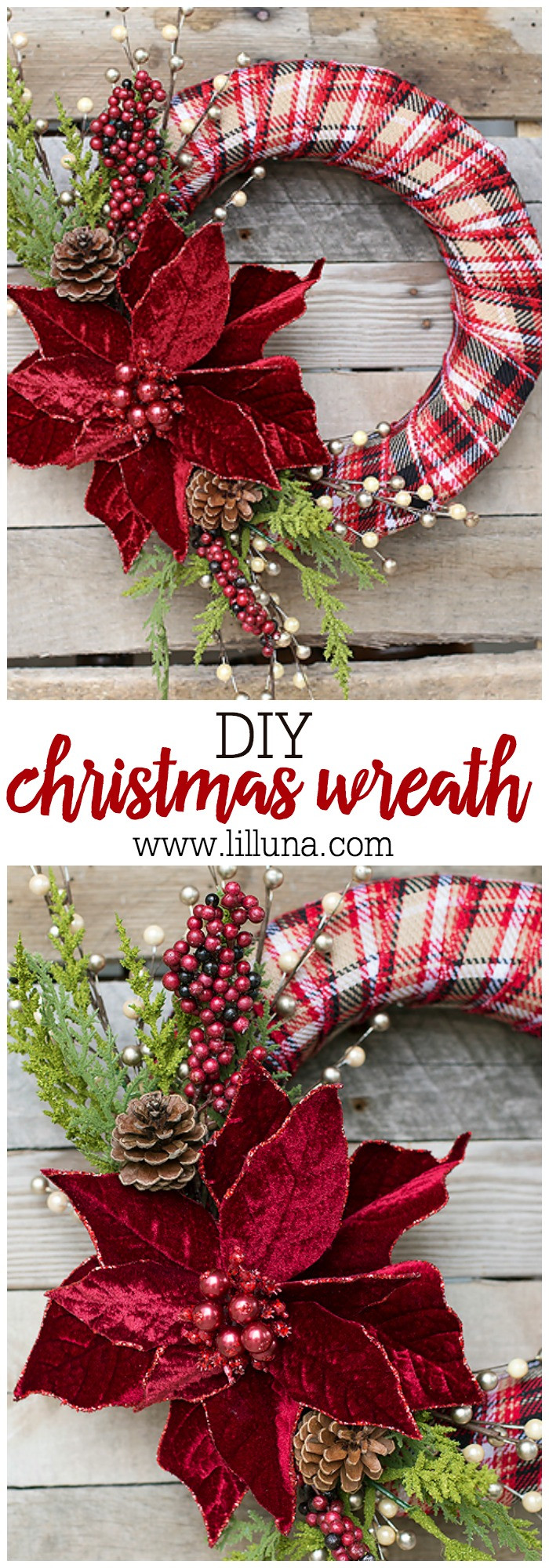 DIY Wreath Christmas
 DIY Christmas Wreath Lil Luna