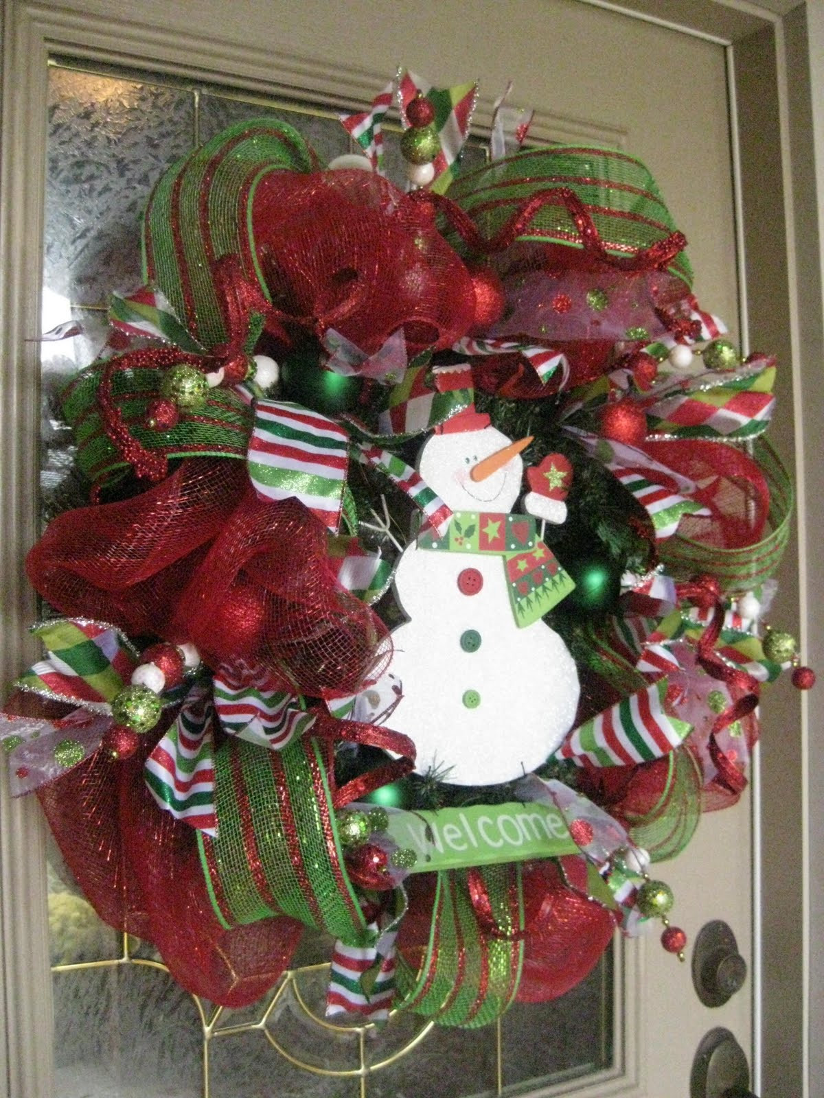DIY Wreath Christmas
 Kristen s Creations Christmas Mesh Wreath Tutorial