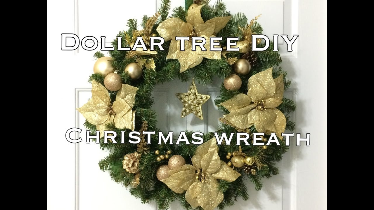 Dollar Tree DIY Christmas
 DIY DOLLAR TREE Christmas Wreath Super Easy VD 5