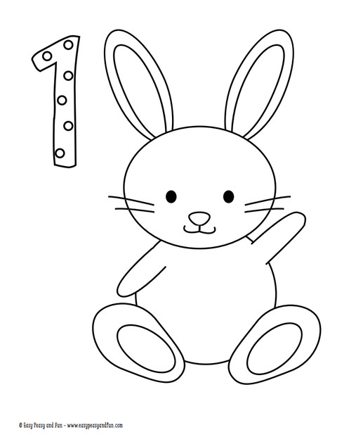 Easter Bunny Coloring Pages For Toddlers
 10 Easter Coloring Pages for Kids Easter Crafts for Children