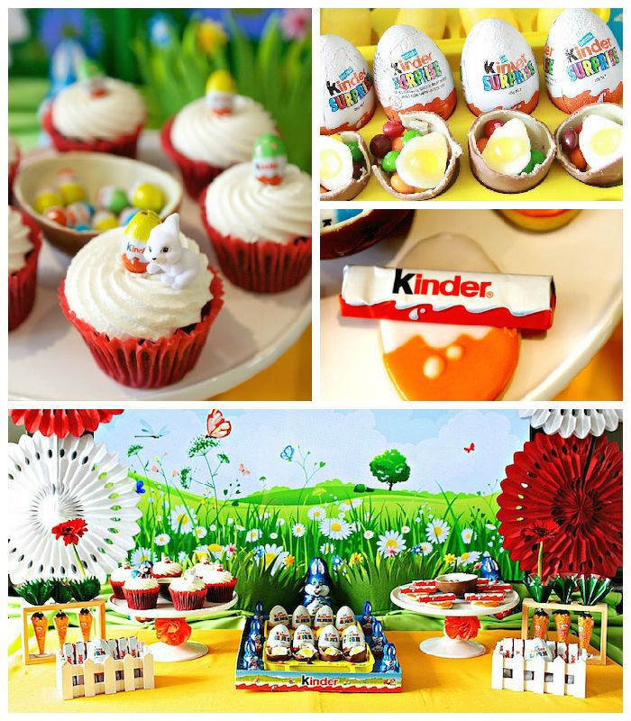 Easter Egg Birthday Party Ideas
 Kinder Egg Inspired Easter Party Hoppy Easter