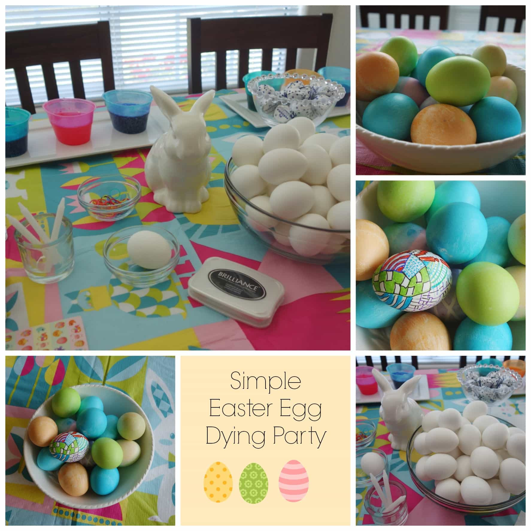 Easter Egg Dying Party Ideas
 Simple Easter Egg Dying Party Momma Can