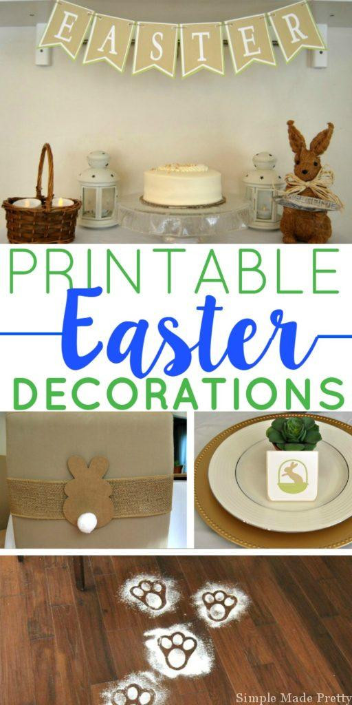 Easter Office Party Ideas
 Easter Printable Decor and Party Supplies Simple Made Pretty