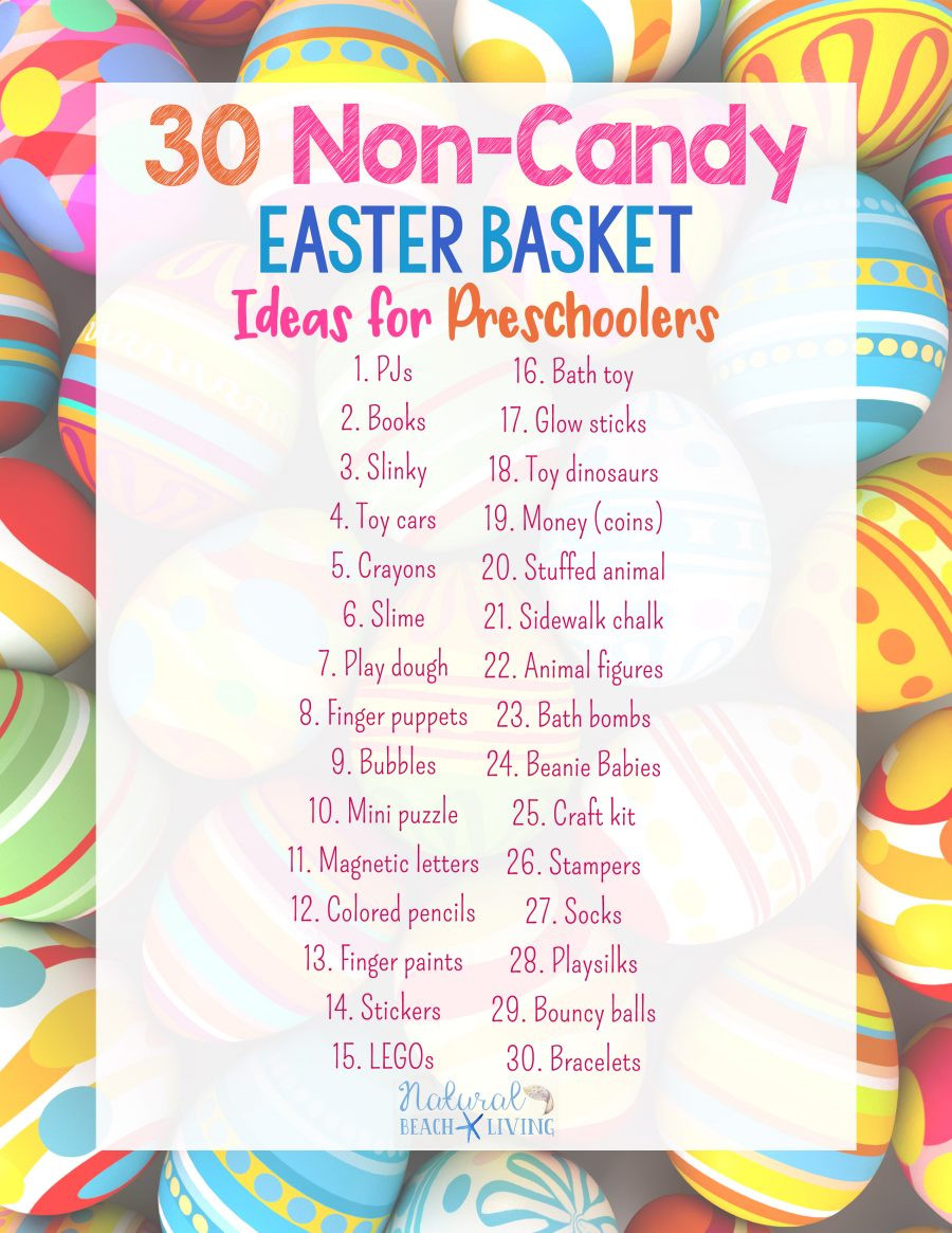 Easter Party Ideas For Preschool
 30 Perfect Non Candy Easter Basket Ideas for Preschoolers