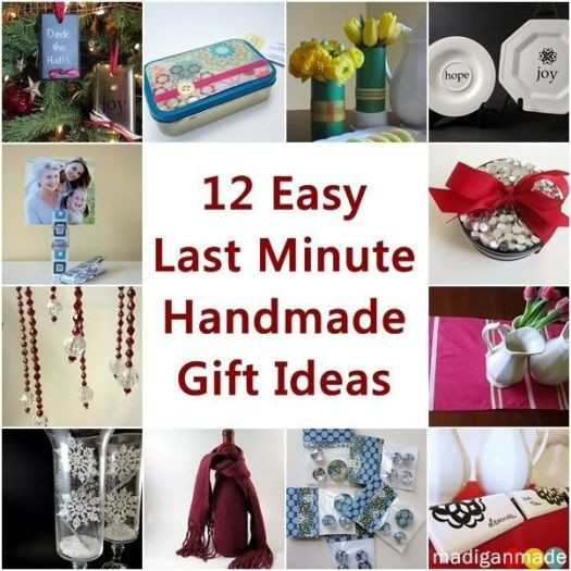 Easy Christmas Craft Gift
 12 Easy Last Minute Handmade Holiday Gift Ideas