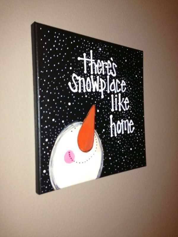 Easy Christmas Painting Ideas
 15 Easy Canvas Painting Ideas for Christmas 2017