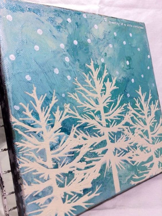 Easy Christmas Painting Ideas
 19 Easy Canvas Painting Ideas To Take Homesthetics