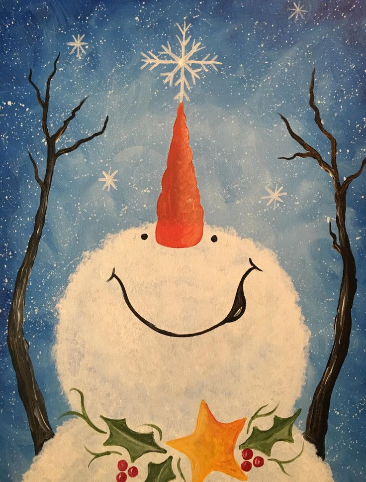 Easy Christmas Painting Ideas
 Best 25 Christmas canvas paintings ideas on Pinterest