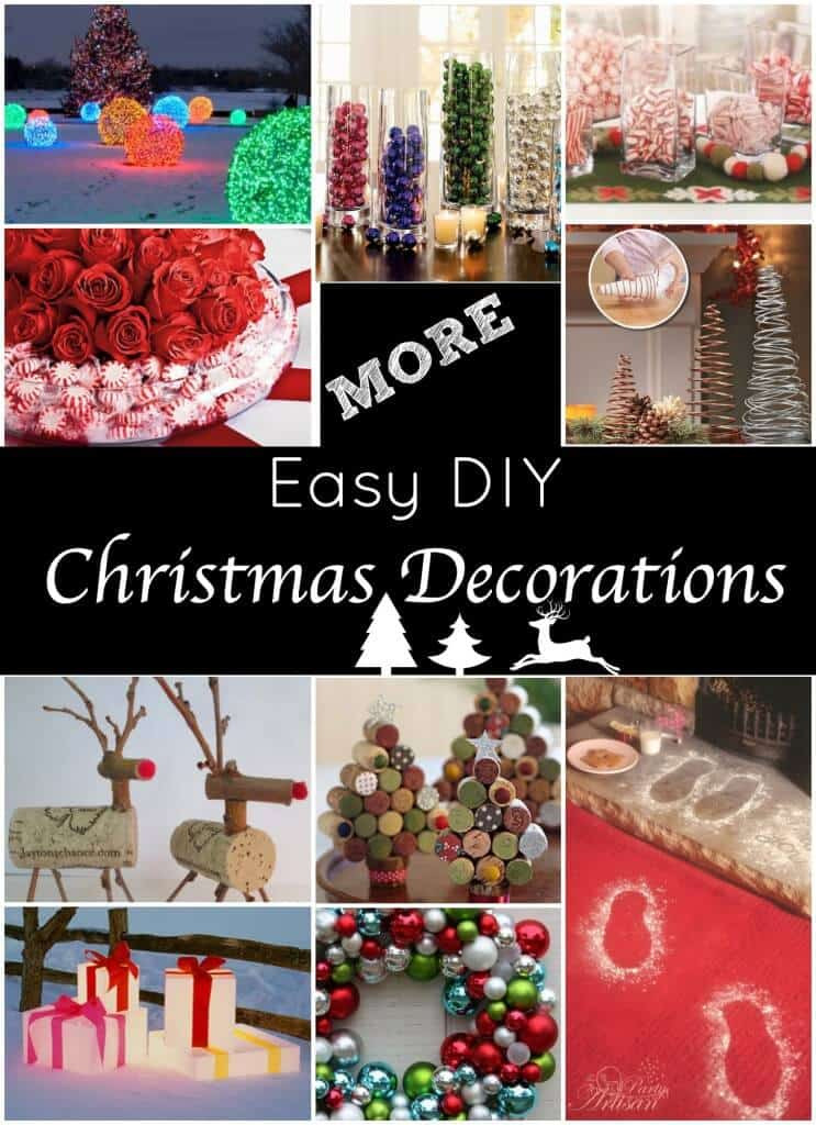 Easy DIY Christmas Decorations
 The Best DIY Holiday Decor on Pinterest Princess Pinky Girl