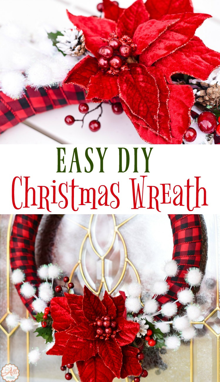 Easy DIY Christmas Wreaths
 How to Make an Easy DIY Christmas Wreath An Alli Event