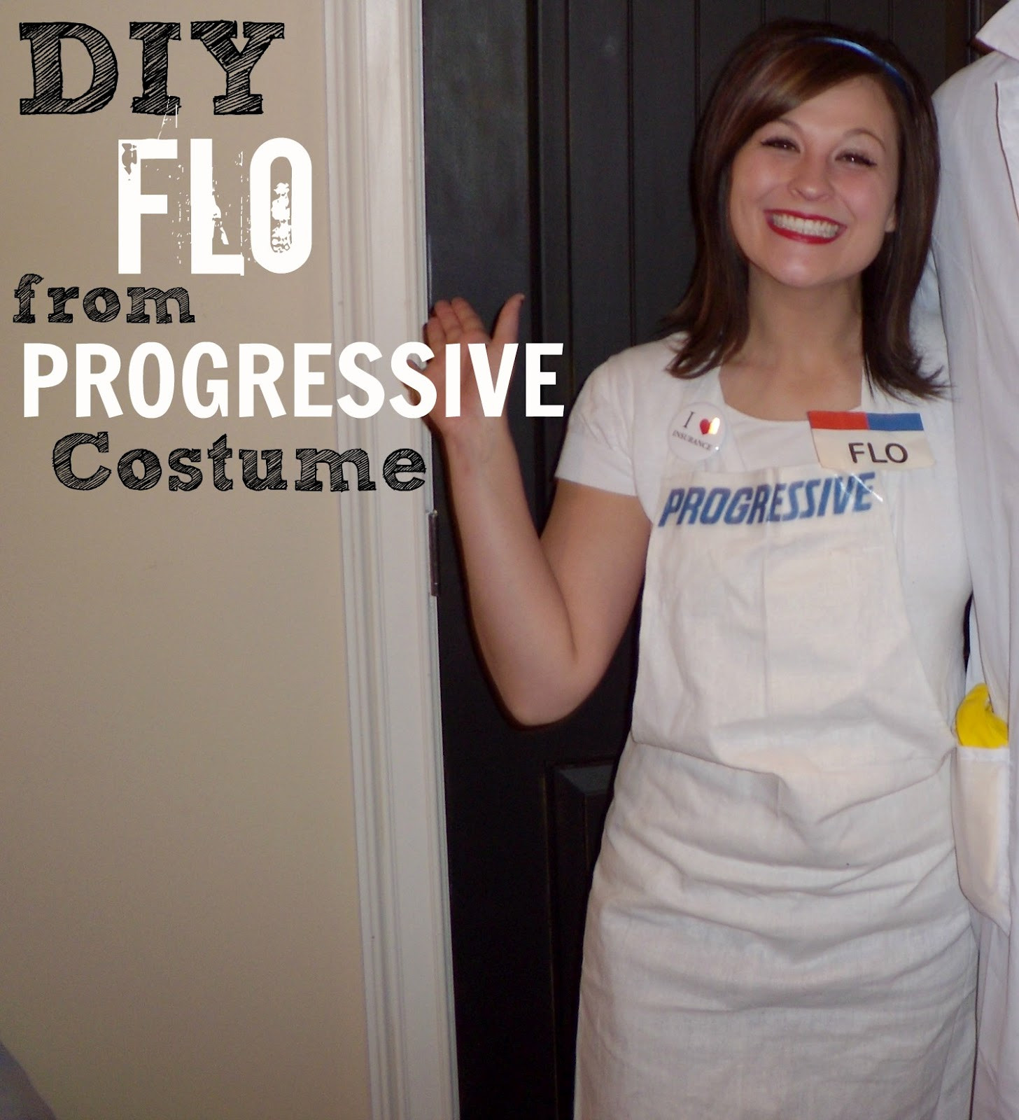 Easy DIY Halloween Costumes For Adults
 DIY Halloween Costume Progressive Insurance Flo Girl