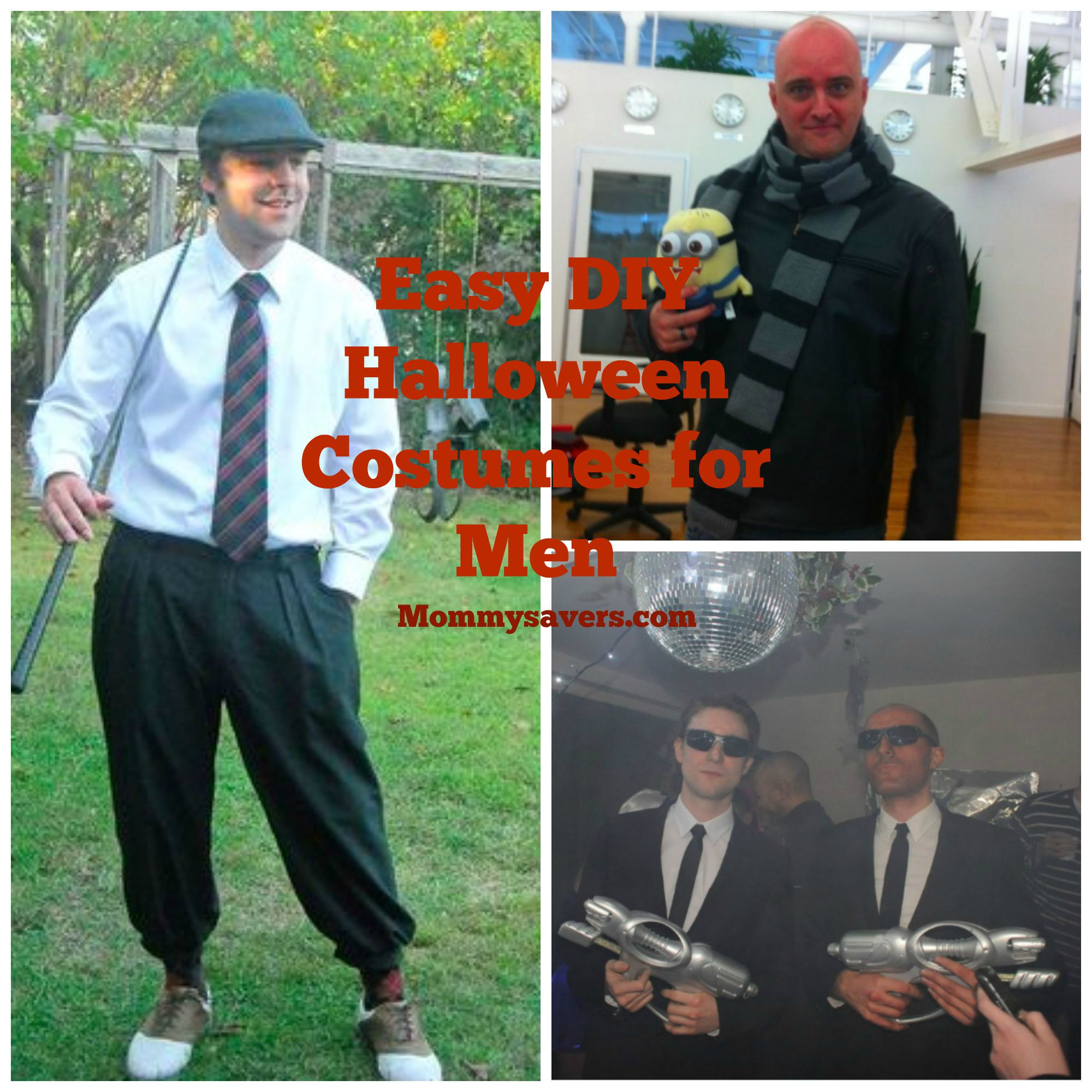 Easy DIY Halloween Costumes For Men
 DIY Easy Halloween Costume Ideas for Men Mommysavers