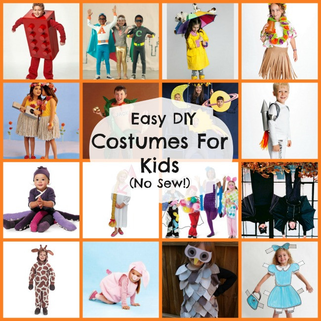 Easy DIY Halloween Costumes For Toddlers
 16 DIY Easy Costumes For Kids No Sew