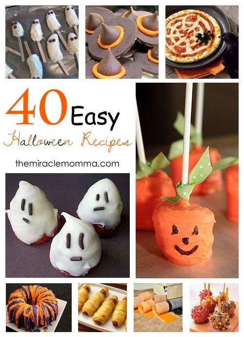 Easy Halloween Party Food Ideas
 40 Easy Halloween Recipes Party Ideas