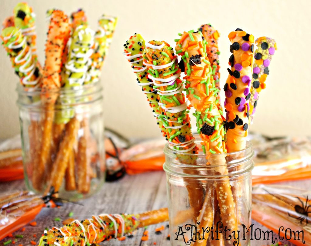 Easy Halloween Party Food Ideas For Adults
 Gourmet Halloween Pretzel Rods