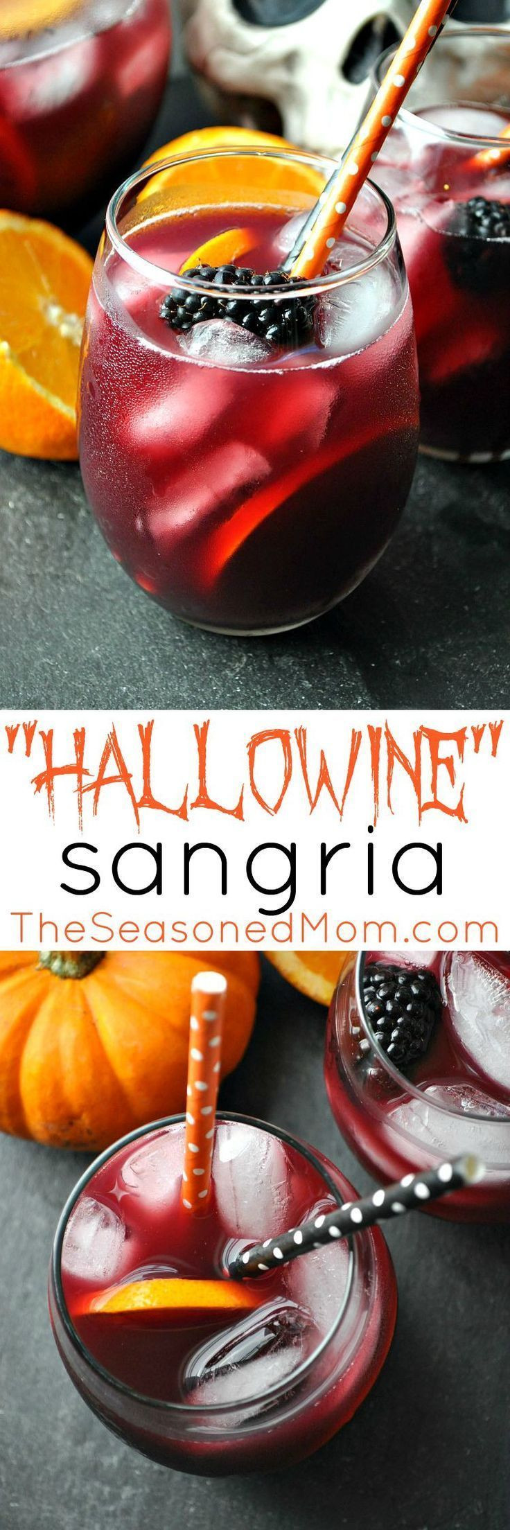 Easy Halloween Party Food Ideas For Adults
 "Hallowine" Sangria Recipe