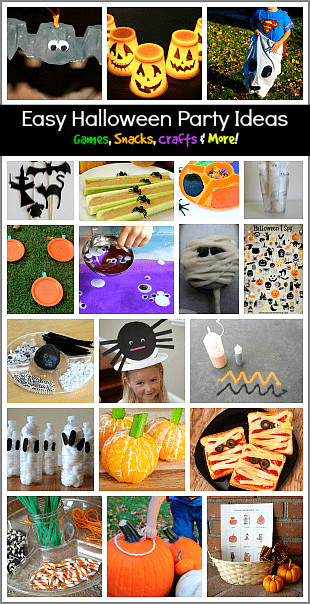 Easy Halloween Party Ideas
 Over 20 Easy Halloween Party Ideas for Kids Buggy and Buddy