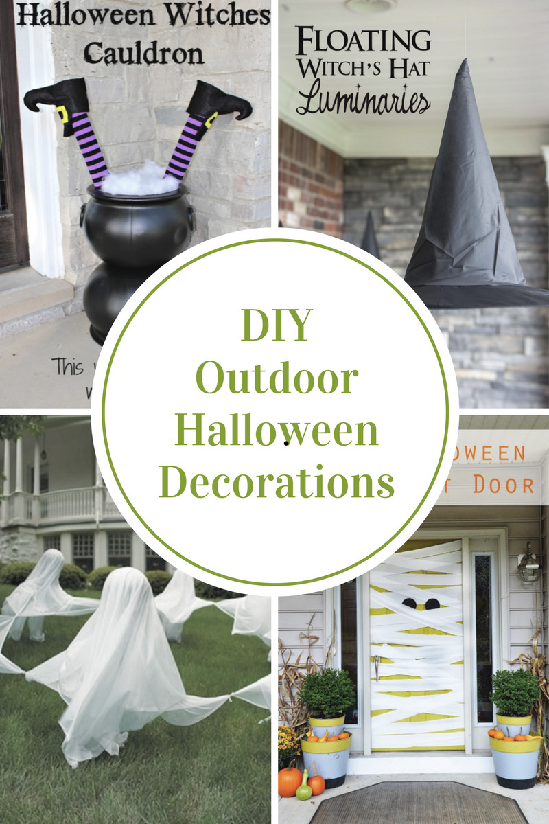 Easy Homemade Outdoor Halloween Decorations
 DIY Outdoor Halloween Decorations The Idea Room