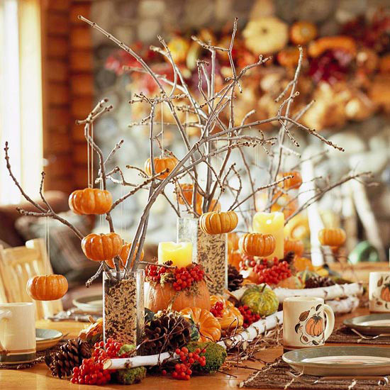 Easy Thanksgiving Table Decorations
 Ideas for Easy Inexpensive & Crafty Table Decorations for