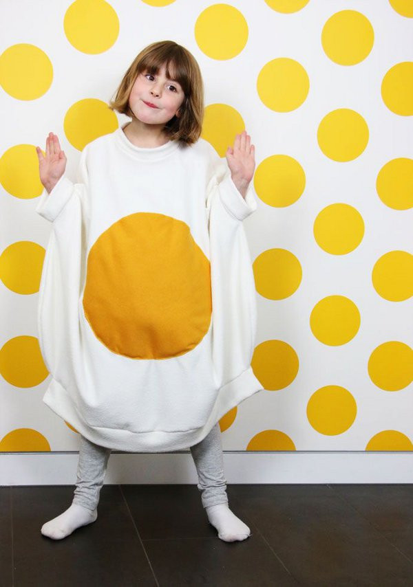 Egg Costume DIY
 12 Cute Non Scary DIY Kids Costume Ideas for Halloween