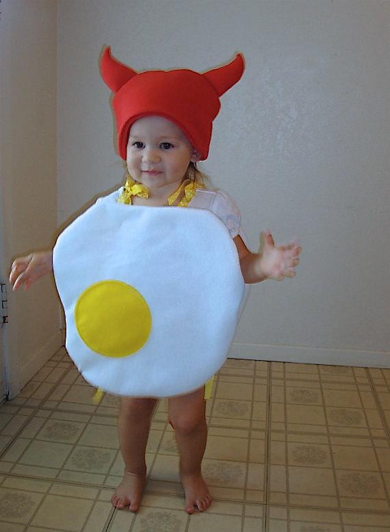 Egg Costume DIY
 Kids Costume Halloween Deviled Egg Food Funny by