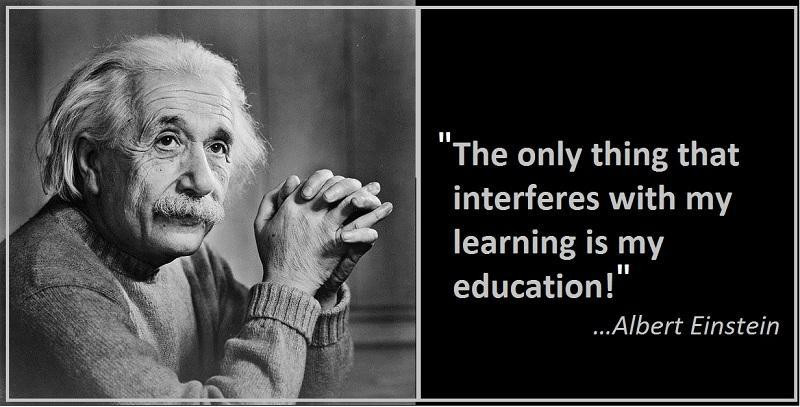 Einstein Education Quote
 Albert Einstein Quotes & Sayings 1452 Quotations