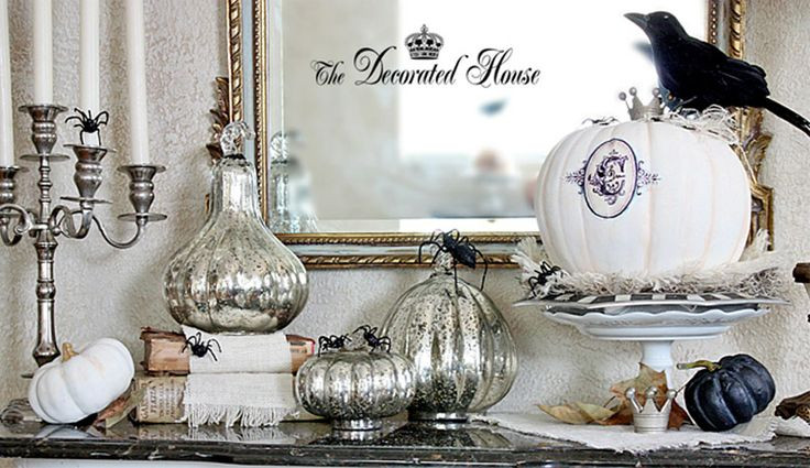 Elegant Halloween Home Decor
 Twenty Halloween Mantel and more Decorating Ideas Fox