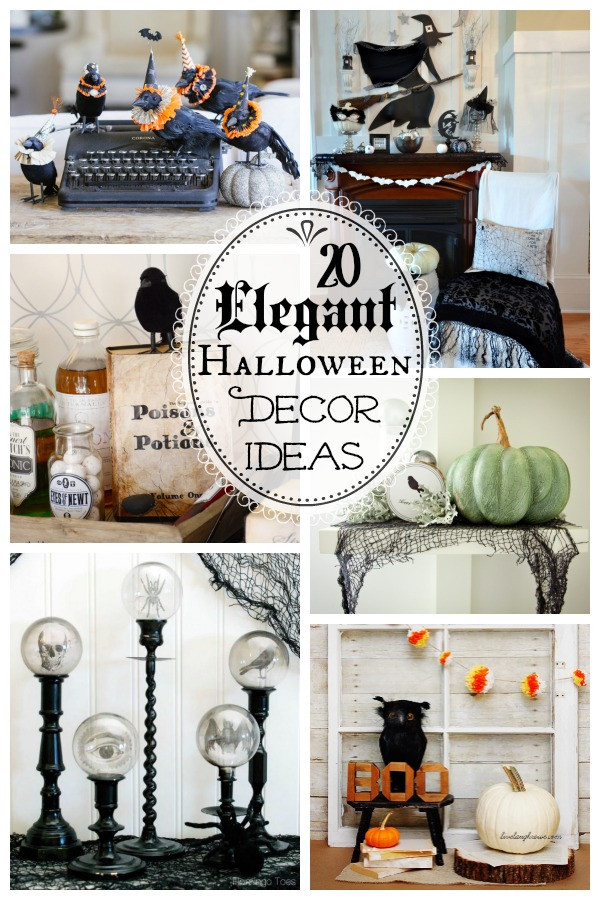 Elegant Halloween Home Decor
 20 Spooktacularly Elegant DIY Halloween Decor Ideas The