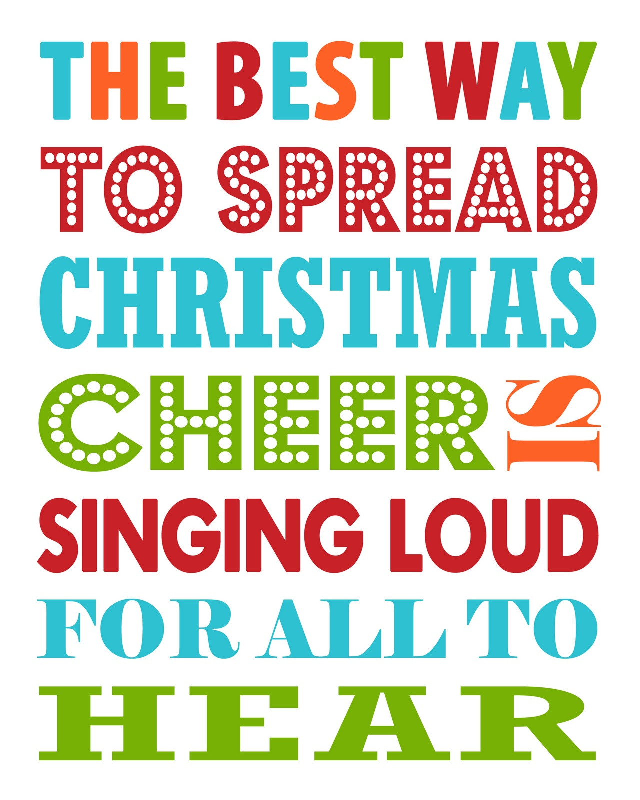 Elf Quotes Christmas Cheer
 Free Christmas Printable The Best way to spread