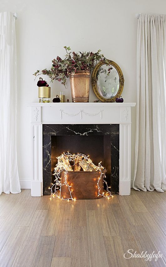Fake Christmas Fireplace
 4232 best DIY Ideas images on Pinterest