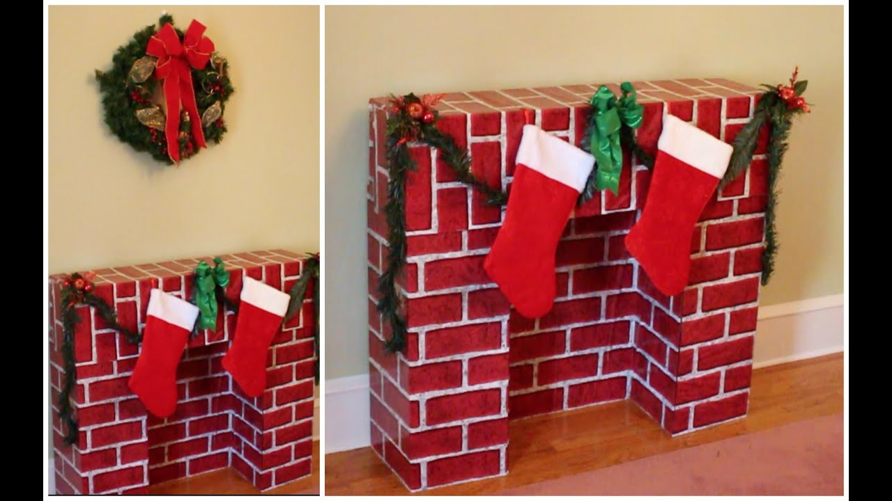 Fake Fireplace Ideas For Christmas
 DIY Christmas Fireplace for the Holidays