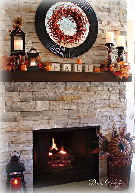 Fall Decor Fireplace Mantel
 25 best ideas about Fall fireplace decor on Pinterest