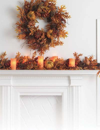 Fall Decor Fireplace Mantel
 Autumn Fireplace Mantel Inspirations FRENCH COUNTRY