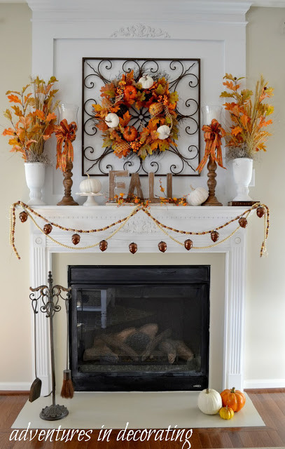 Fall Decor For Fireplace
 Adventures in Decorating Kicking off Fall with Our 2015