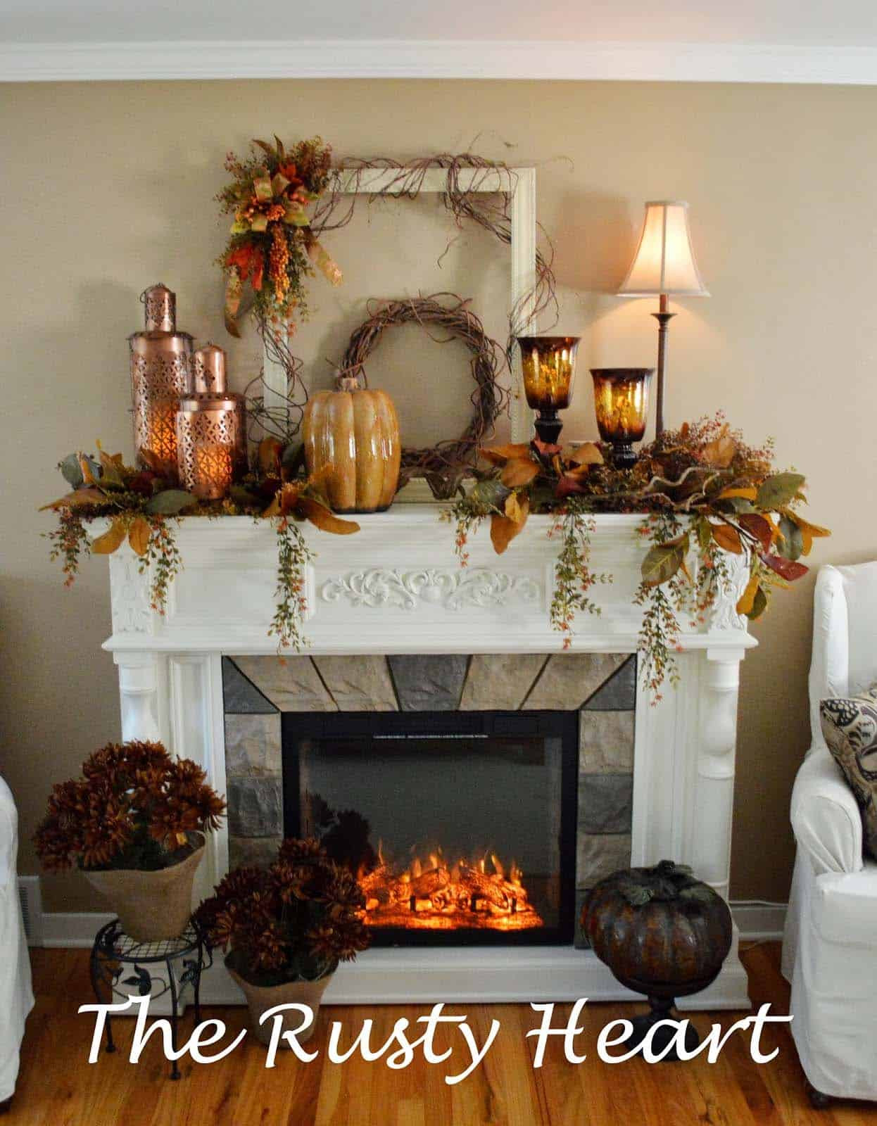 Fall Decor For Fireplace
 30 Amazing fall decorating ideas for your fireplace mantel
