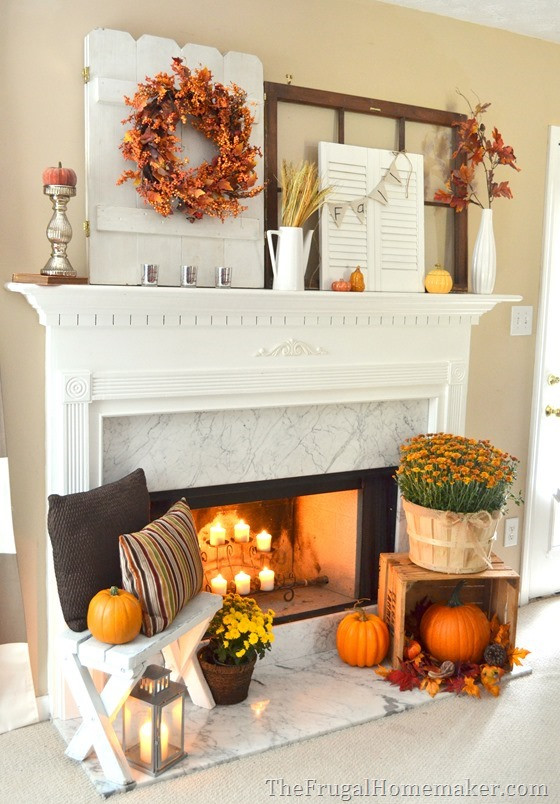 Fall Decor For Fireplace Mantel
 DIY Fall Mantel Decor Ideas to Inspire landeelu