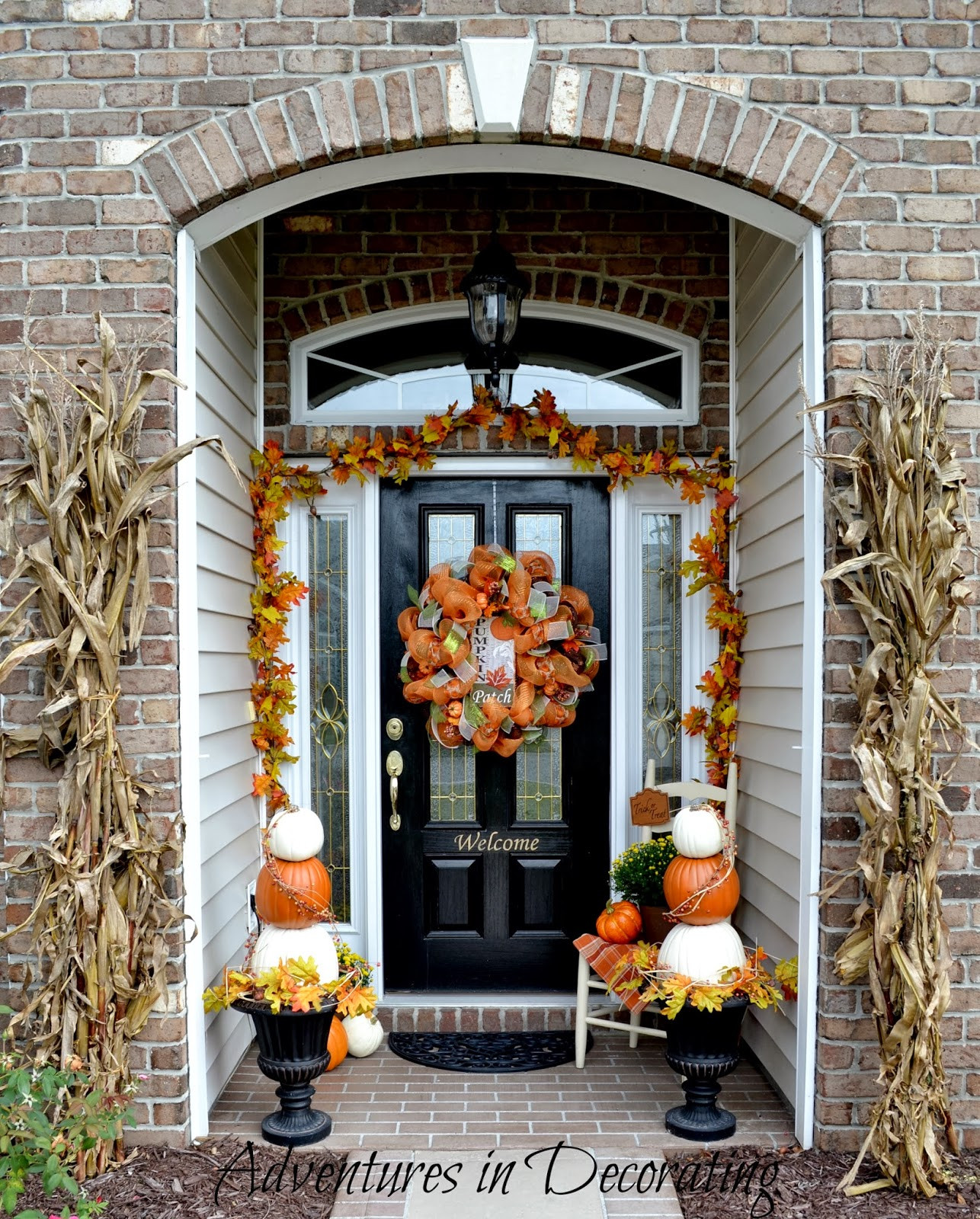 Fall Decor For Front Porch
 Adventures in Decorating Our Fall Front Porch