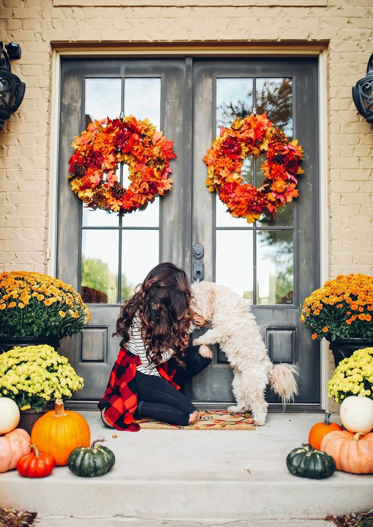 Fall Decor Front Porch
 Best 25 Fall front porches ideas on Pinterest