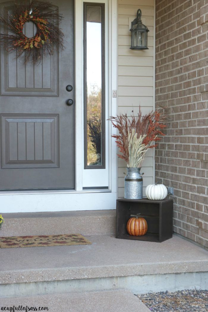 Fall Decor Front Porch
 Best 25 Fall porch decorations ideas on Pinterest