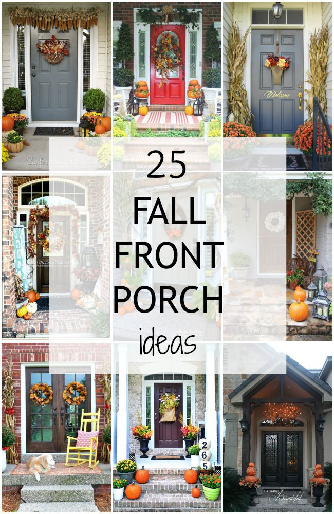 Fall Decor Front Porch
 25 Fall Front Porch Ideas
