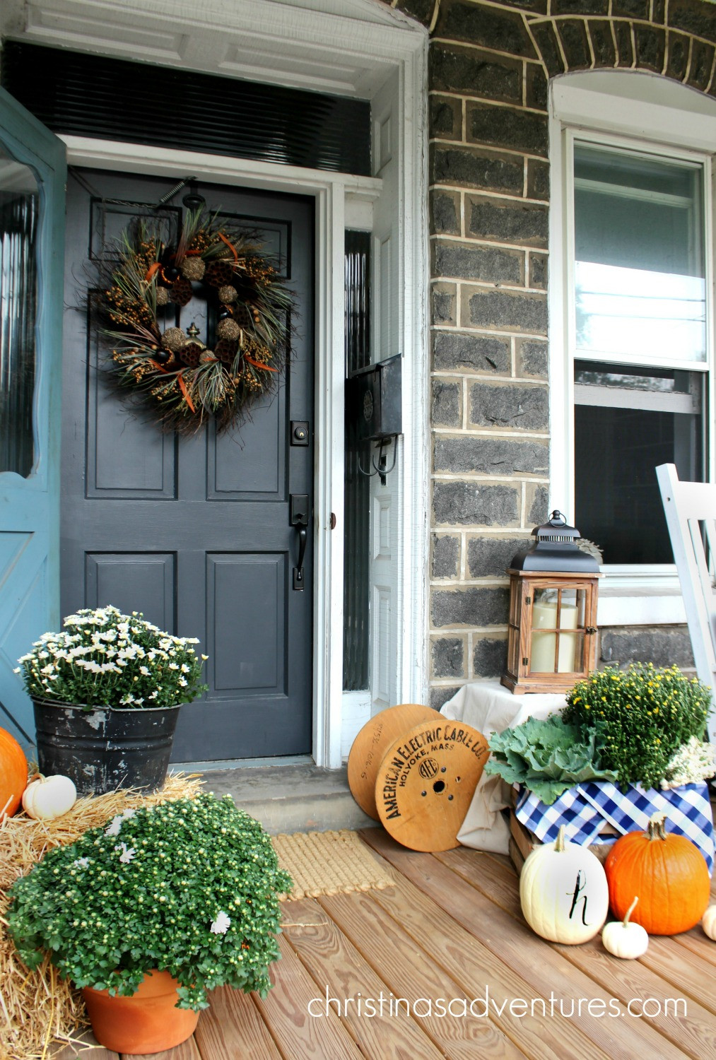 Fall Decorating Front Porch
 Fall Front Porch Christinas Adventures