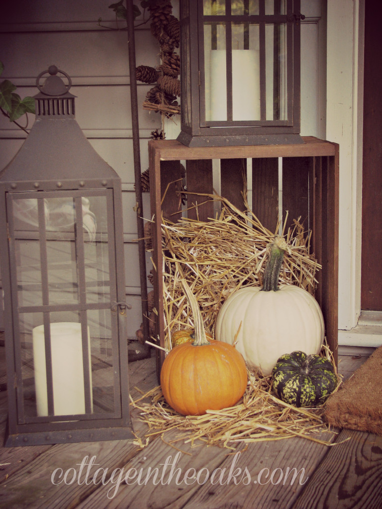 Fall Decoration For Front Porch
 The Porch in Autumn Fall Front Porch Cottage in the Oaks